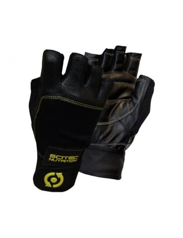 Gloves jaune leather style