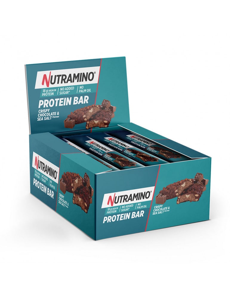 Barres protéinées Protein Bar NUTRAMINO Noix de Coco Barre de 55 g-  FitnessBoutique