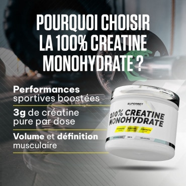 100% CREATINE MONOHYDRATE...