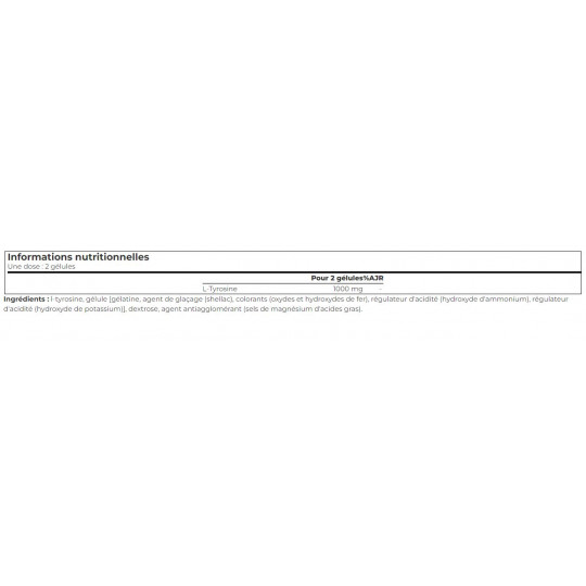 Tyrosine 100 Caps Bcaa Et Autres Acides Aminés Scitec Nutrition 8053