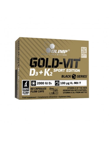 Gold Vit D3+K2 Sport Edition (60 caps)