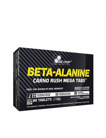 Beta-Alanine Carno Rush Mega Tabs (80 Tabs)