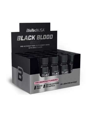 Boîte Black Blood Shot (20X60ml)