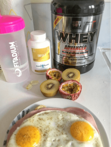 Petit déjeuner protéiné et whey