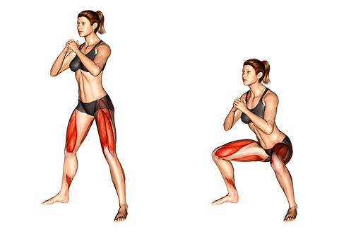 Sumo squat