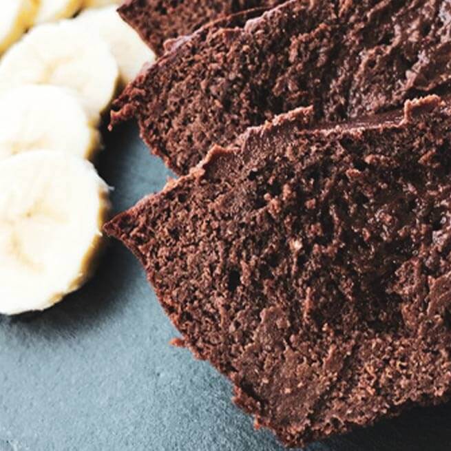 Détail recette cake choco banane